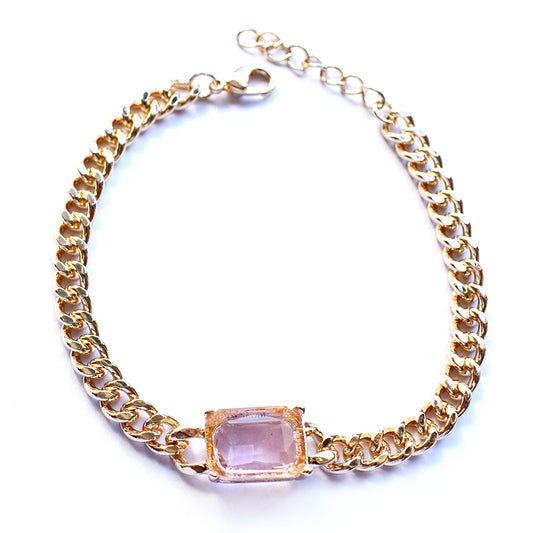 Fashion gold Plated Bracelet with stone - YB4357