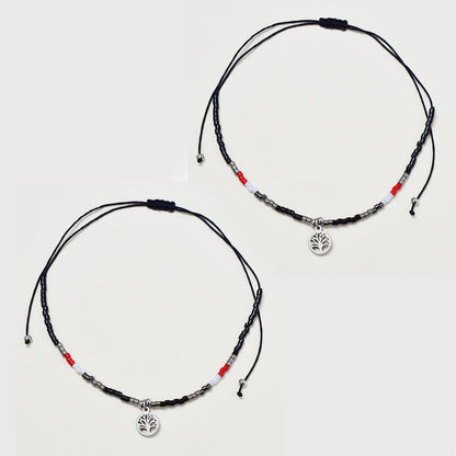 2 Pack Beaded tree of life bracelet - YB4837KB
