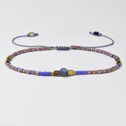 Fashion adjustable cotton beaded bracelet - YB4924
