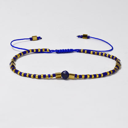 Fashion adjustable cotton beaded bracelet - YB4924