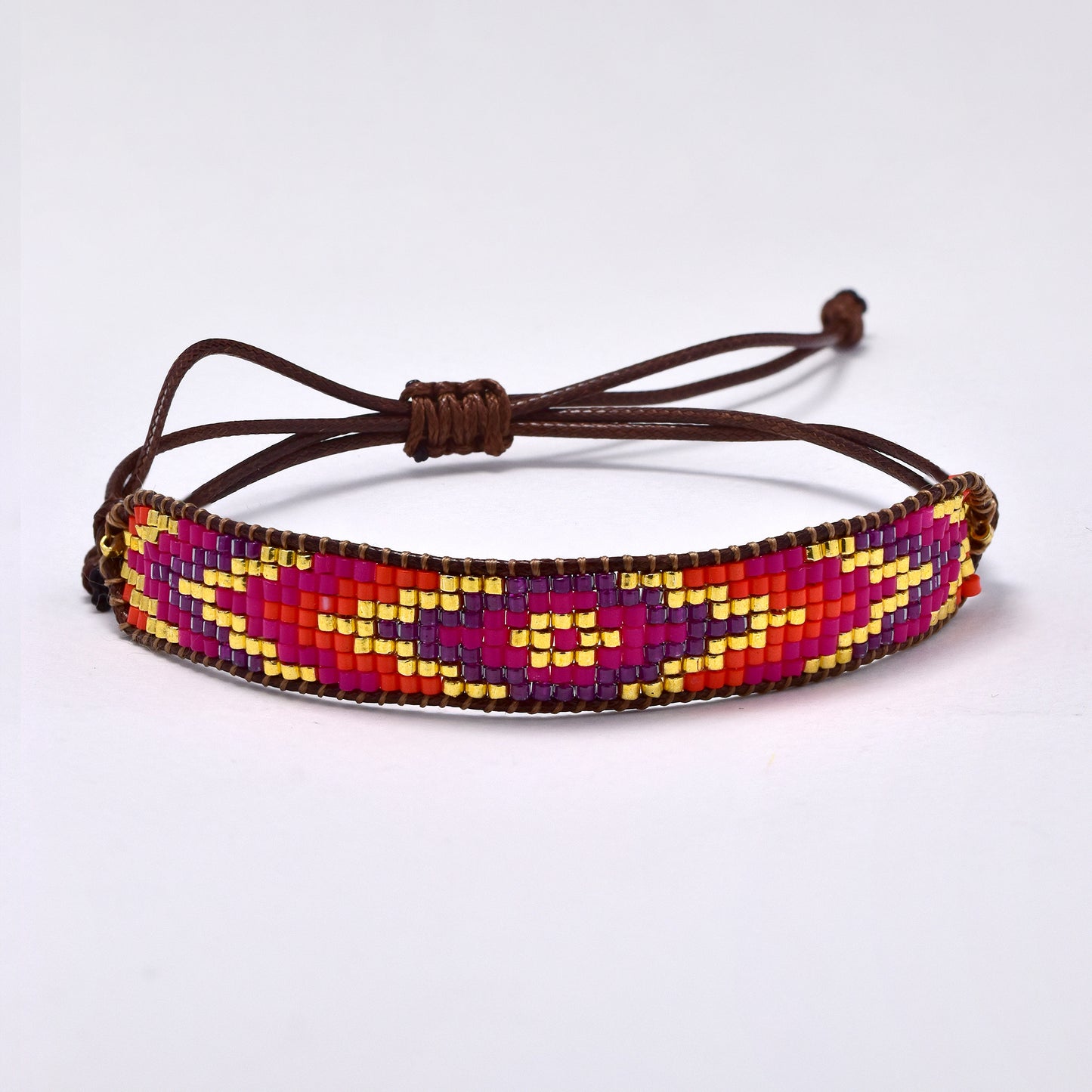 Fashion 7 row beaded adjustible thread bracelet - YB5334
