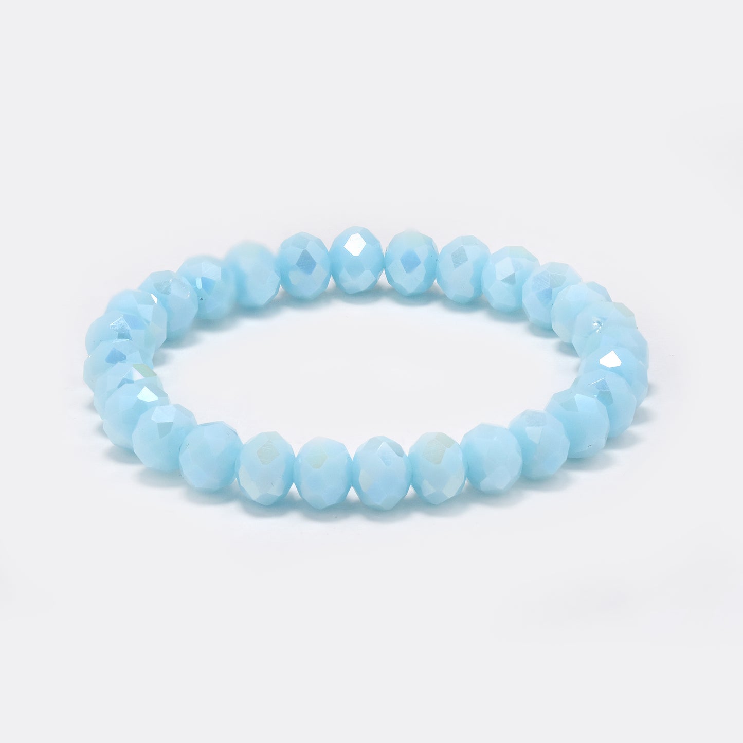 Glass bead stretch bracelet - 2 pack - YB5733