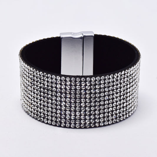 YB6306 - Fashion 19.5cm x 30mm crystal wrap bracelet