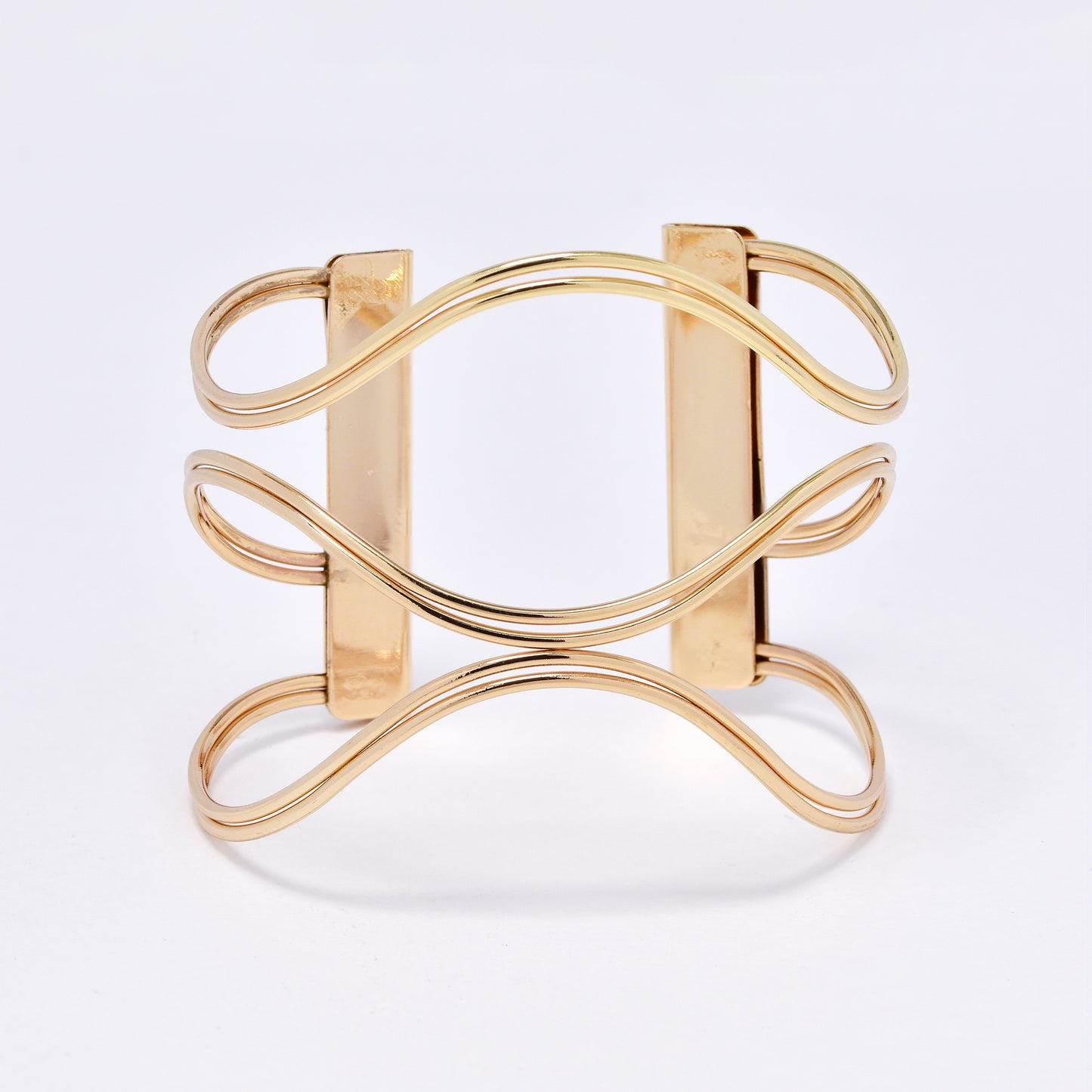 YB6325 - Fashion wavy open cuff