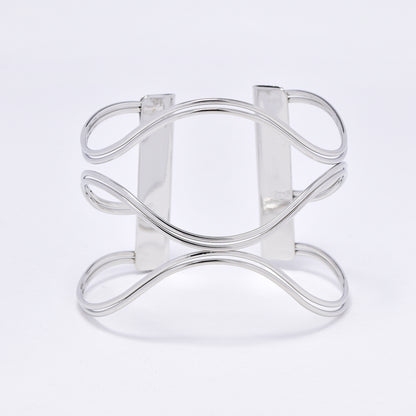 YB6325 - Fashion wavy open cuff