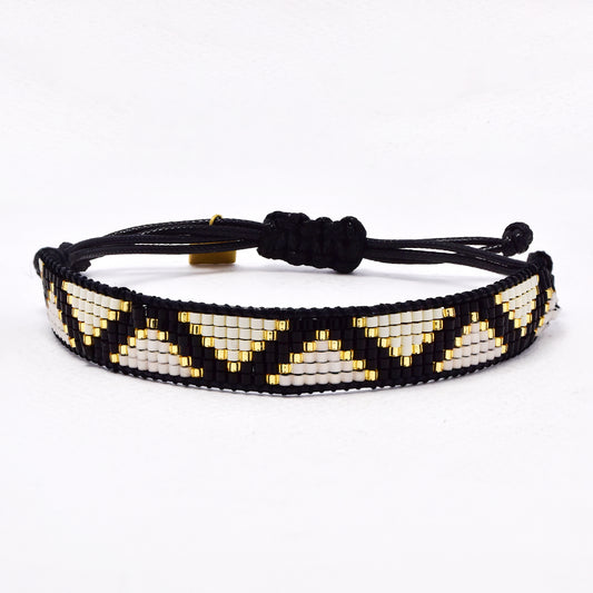 YB6537 - Fashion adjustible beaded bracelet