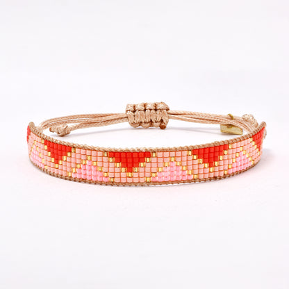 YB6537 - Fashion adjustible beaded bracelet