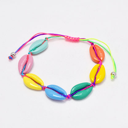 YB6768 - Adjustable cowrie shell bracelet