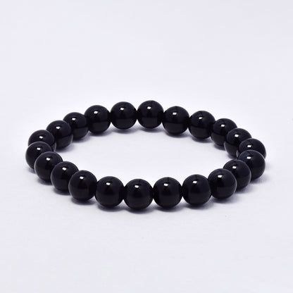 YB7081 - Natural stone 8mm bead stretch bracelet