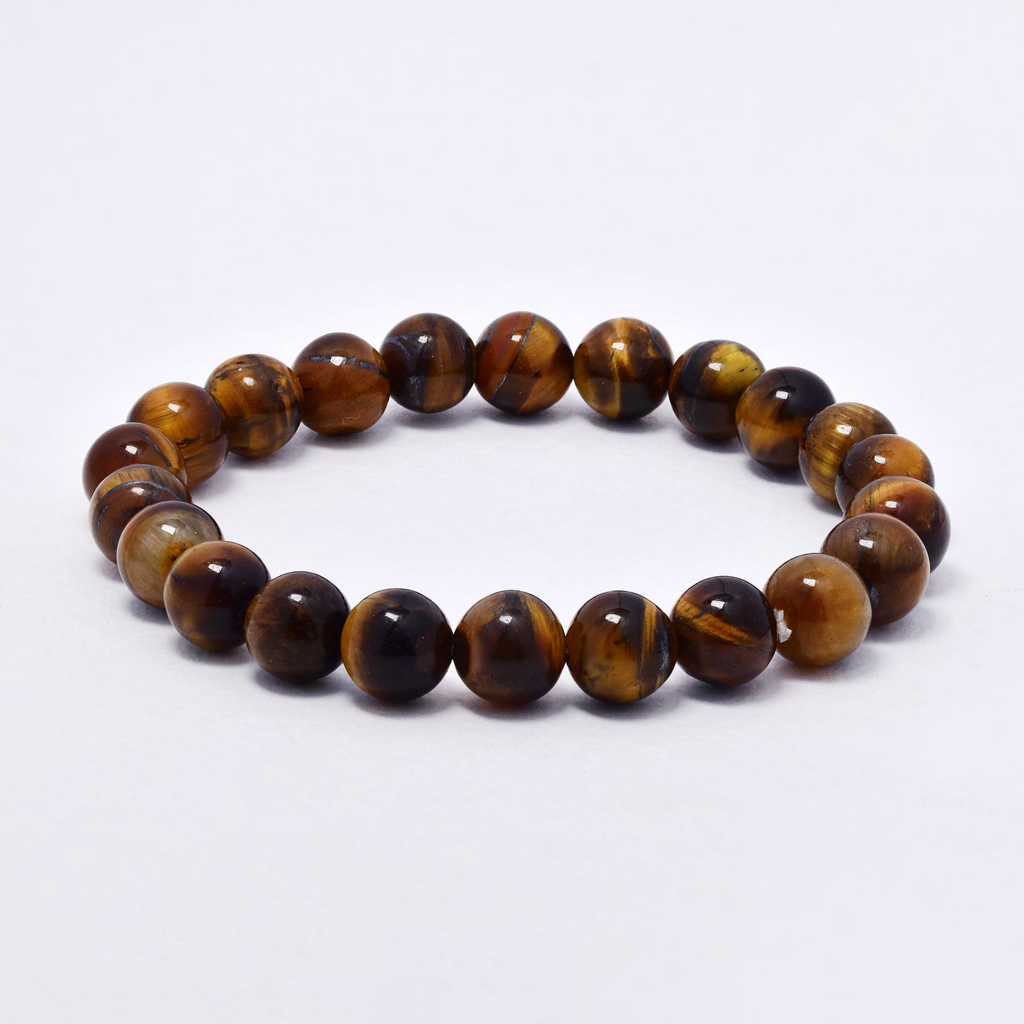 YB7081 - Natural stone 8mm bead stretch bracelet