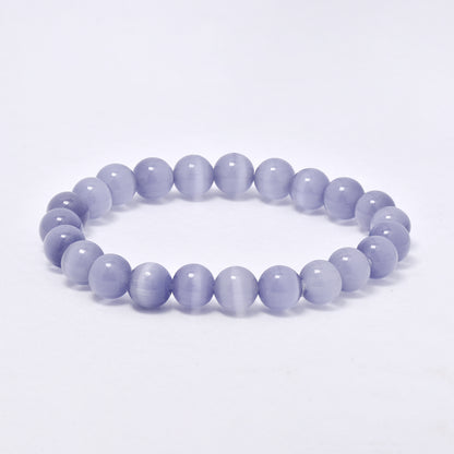 YB7081 - Natural stone 8mm bead stretch bracelet