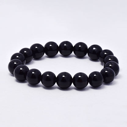 YB7082 - Natural stone 10mm bead stretch bracelet
