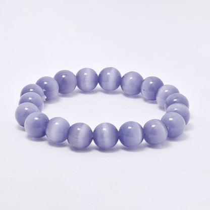 YB7082 - Natural stone 10mm bead stretch bracelet
