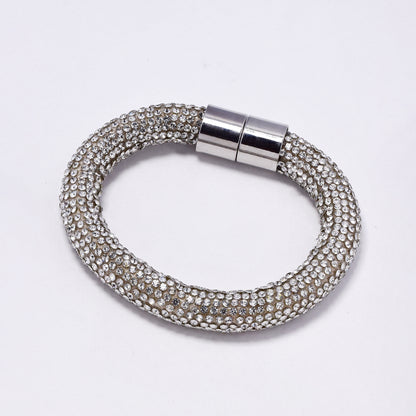 YB7510 - Diamante bracelet with magnetic closure
