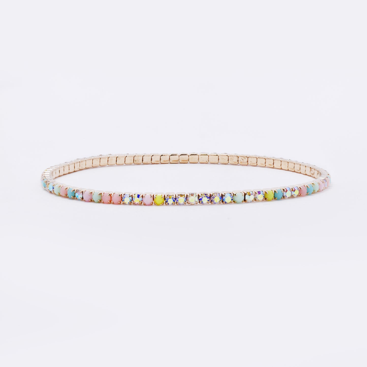 YB7693 - 2-Pack diamante stretch bracelet