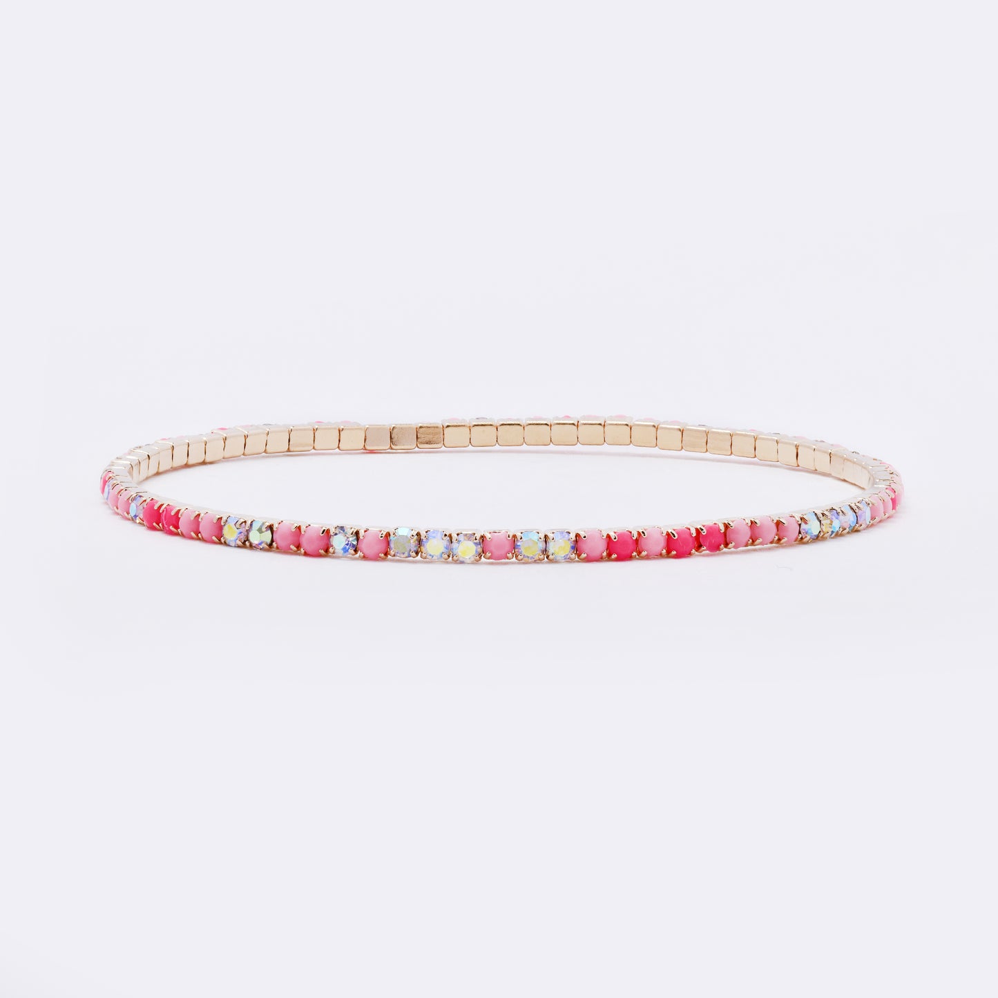 YB7693 - 2-Pack diamante stretch bracelet
