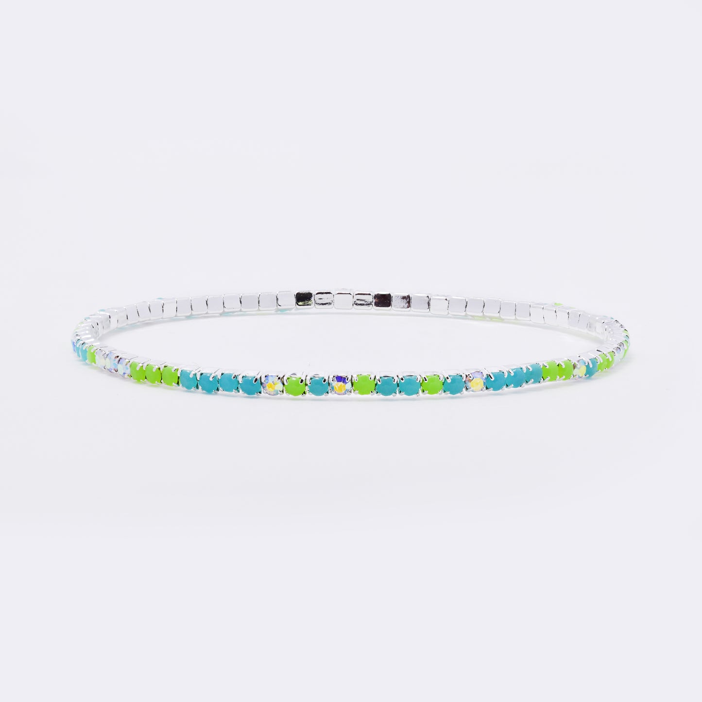 YB7693 - 2-Pack diamante stretch bracelet