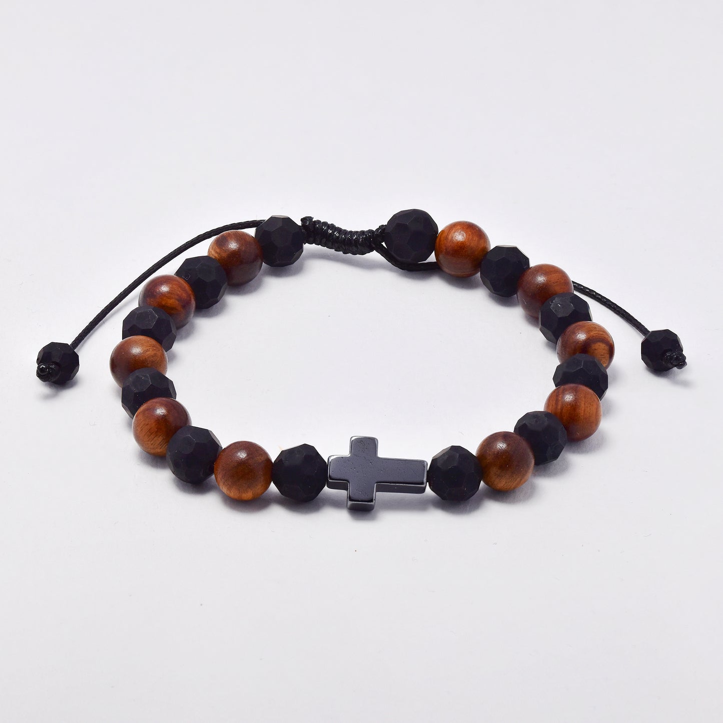 YB7744 - Natural stone adjustable bracelet