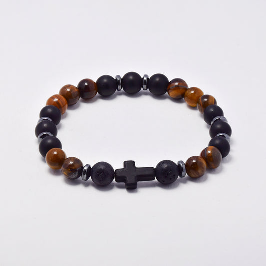 YB7745 - Natural stone stretch bracelet