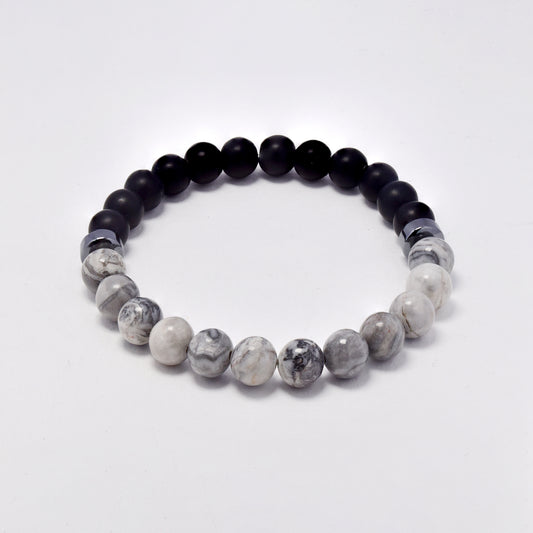 YB7752 - Natural stone stretch bracelet