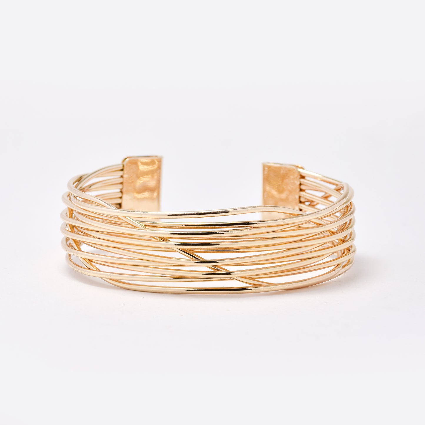 YB7768 - 16mm wide wire cuff bangle