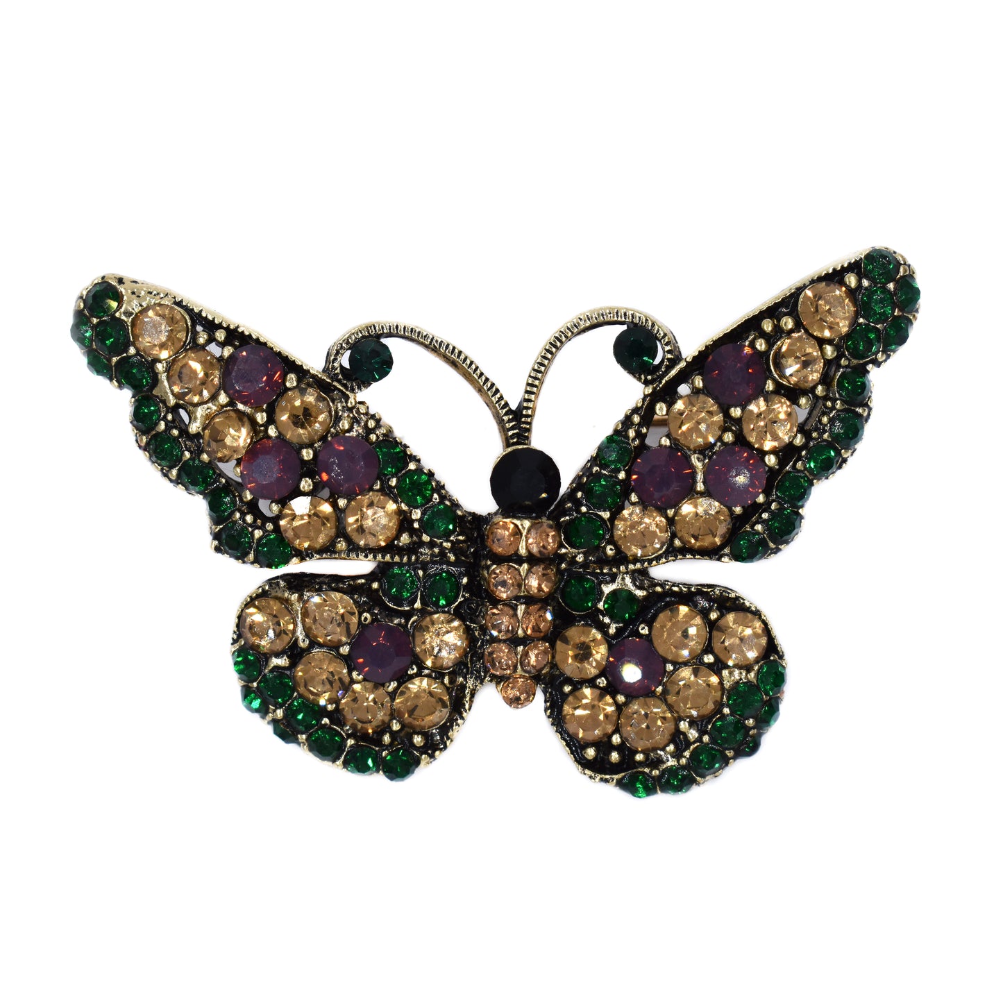 Fashion crystal butterfly brooch - YBR1454