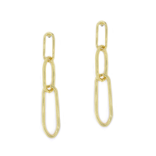Link drop fashion earring - YE4328