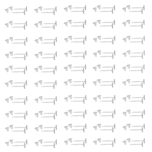 50 pairs transparent stud set - YE4665-50