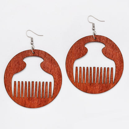 YE5928 - Fashion wooden earrings