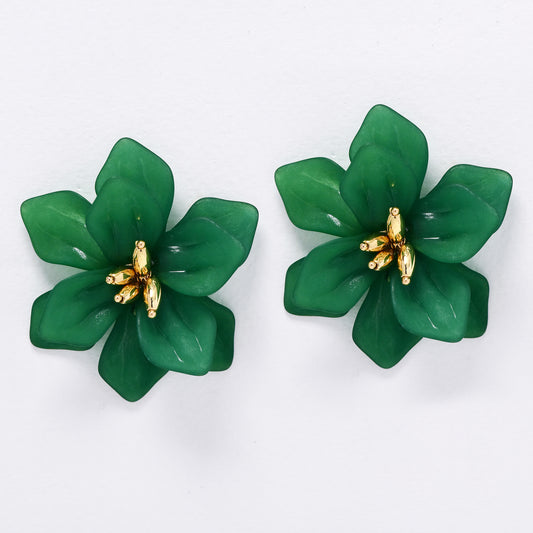 YE6195- Fashion 55mm flower earrings