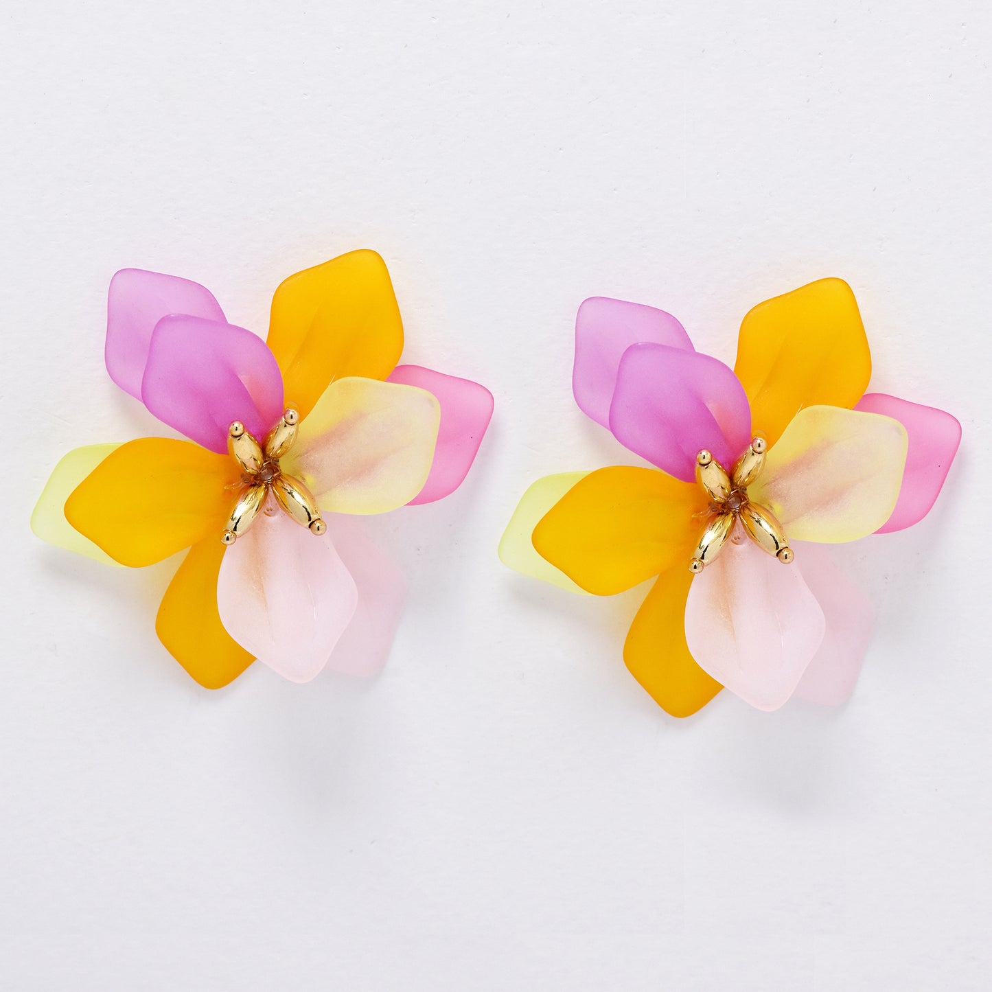 YE6195- Fashion 55mm flower earrings