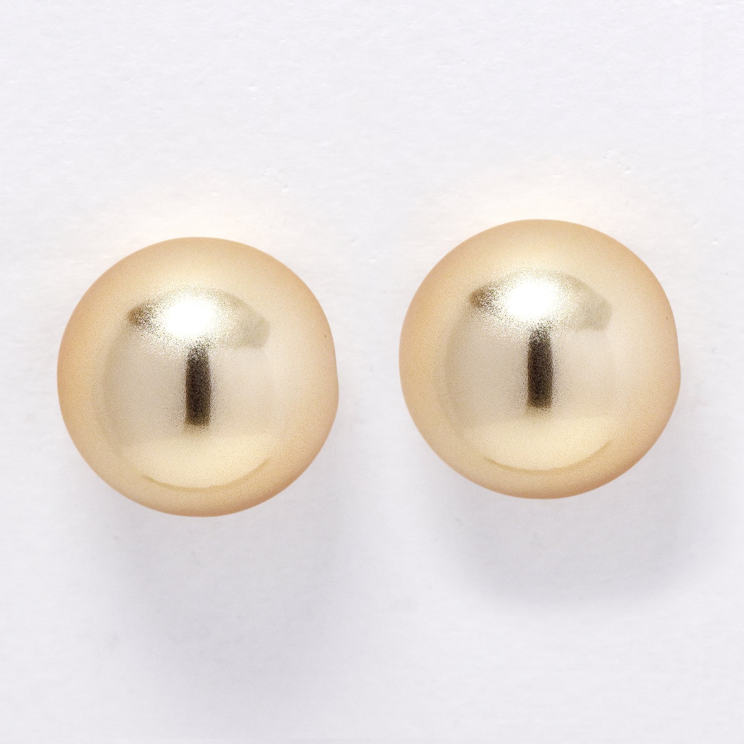 YE6247 - 21mm matt gold XL stud earrings