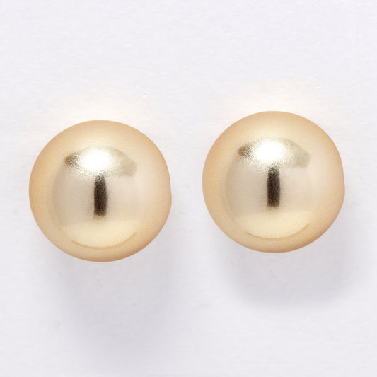 YE6247 - 21mm matt gold XL stud earrings