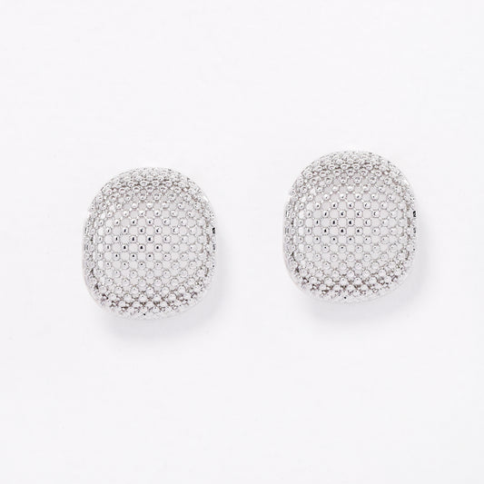 YE6716 - Fashion 17mm x 14mm domed mesh studs