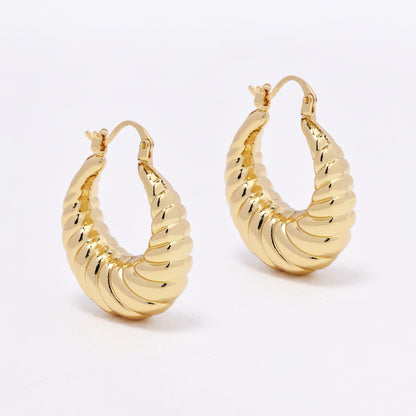 YE6719 - Fashion 25mm   creole hoops