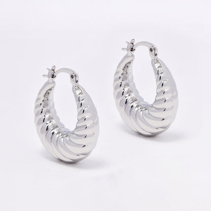 YE6719 - Fashion 25mm   creole hoops