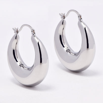 YE6722 - Fashion 35mm large chunky creole hoops