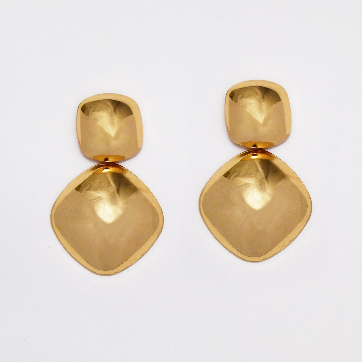 YE6776 - Fashion square drop stud earring