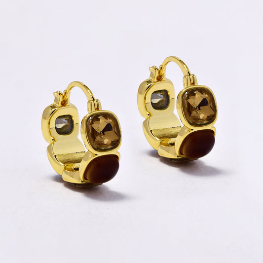 YE7518 - Mixed stone hoops