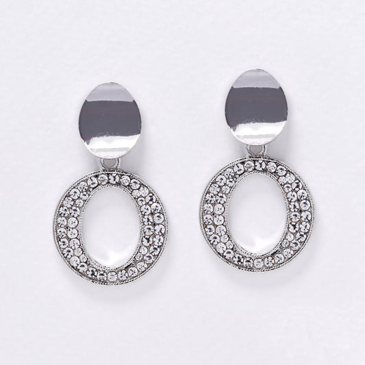 YE7554 - CZ drop stud earring