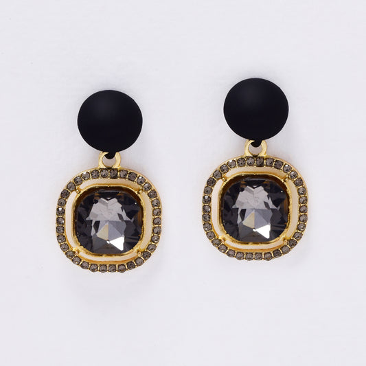 YE7671 - Crystal drop stud earring