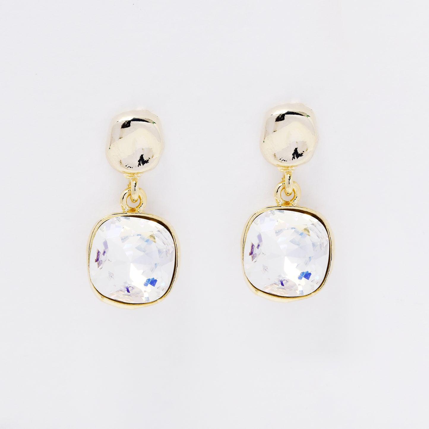 YE7675 - Crystal drop stud earring