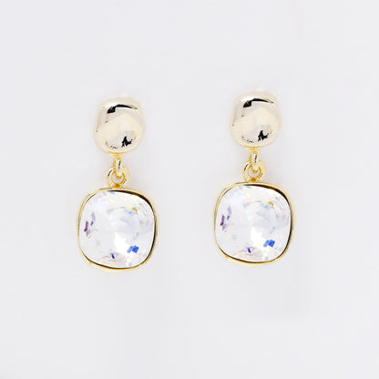 YE7675 - Crystal drop stud earring