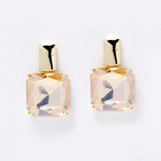 YE7691 - Crystal drop stud earring