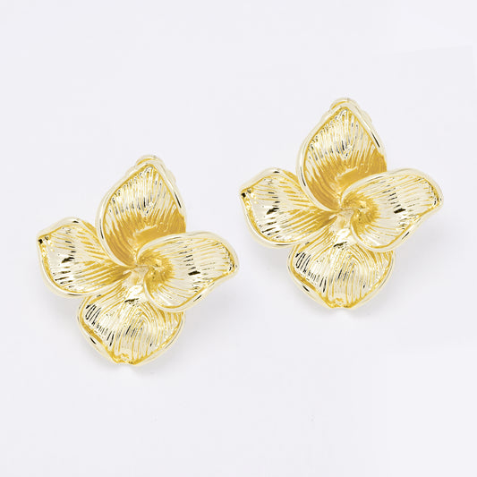 YE7706 - Flower clip-on earring