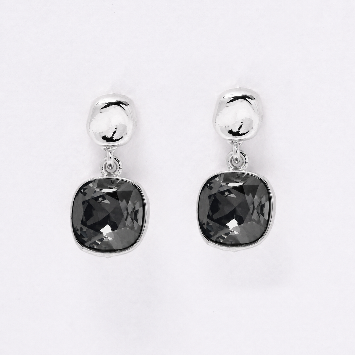 YE7811 - Crystal drop 20mm x 14mm drop earring