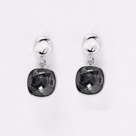 YE7811 - Crystal drop 20mm x 14mm drop earring