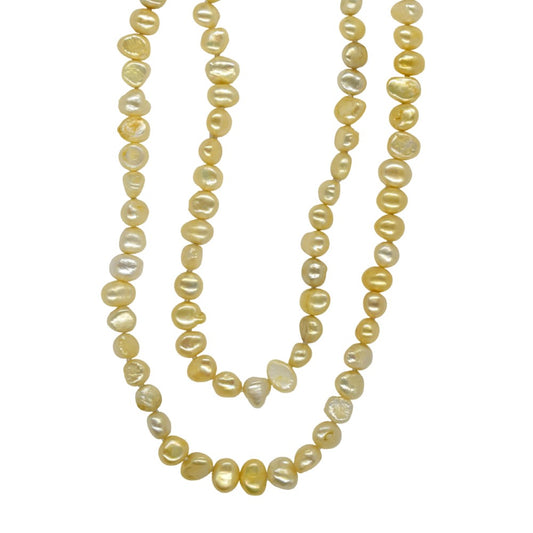 Fashion longer length colour freshwater pearl necklace - YN3761