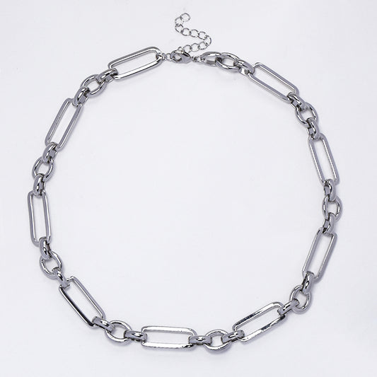 Fashion Rectangle and circle link chain - YN4348