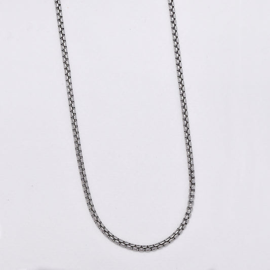 63cm x 3mm  alloy box chain